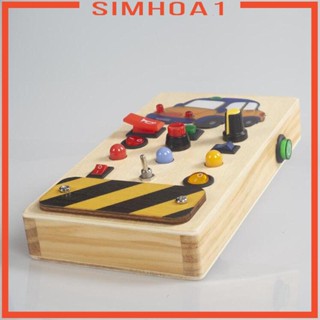 [Simhoa1] บอร์ดไฟ Montessori ของเล่นเสริมการเรียนรู้ สําหรับเด็กวัยหัดเดิน