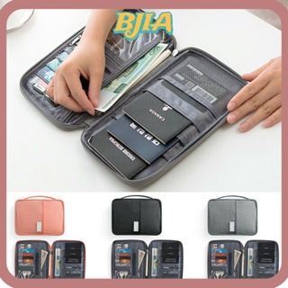 Bja กระเป๋าใส่หนังสือเดินทาง เอกสาร บัตร RFID จัดระเบียบการเดินทาง