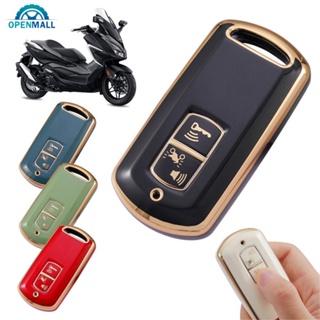 Openmall เคสรีโมตกุญแจรถจักรยานยนต์ TPU สําหรับ Honda VARIO PCX160 PCX150 XADV750 VISION SH350 SH300 C3H9