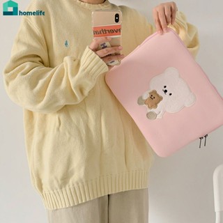 Laptop Bag Korean Style Cute Bear Female Student Bag 11 Inch 13 Inch Inner Bag Protective Cover Laptop Bag Handbag Cute home home home