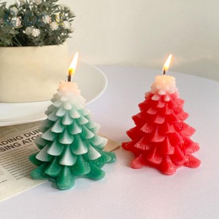 ⭐NEW ⭐Candles Christmas Decor Creative DIY Festival Gift Red/green 3.35*3.15 In