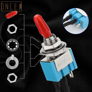 【ONCEMOREAGAIN】Toggle Switch ON/Off Pre-soldered SPS Self-locking Type Truck Car 10pcs