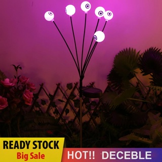 [Deceble.th] โคมไฟ Led 10 ดวง พลังงานแสงอาทิตย์ 6 8 สีเขียว สําหรับตกแต่งปาร์ตี้ฮาโลวีน