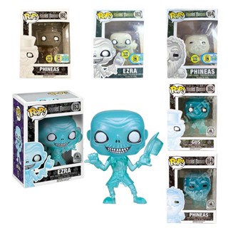 โมเดลฟิกเกอร์ Funko Pop Disneys The Haunted Mansion Movie Figures Gus 162 Ezra 163 Phineas 164 ของเล่นสะสม สําหรับเด็ก