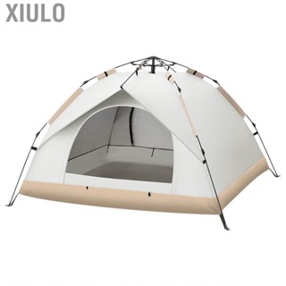 Xiulo Easy Pop Up Tent  Quick Open Foldable Simple Operation Large Space for Camping