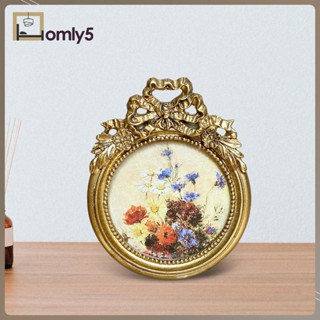 [Homyl5] กรอบรูปโบราณ ทรงกลม และแขวนผนัง สําหรับตกแต่งบ้าน