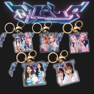 Acrylic Keychain AESPA:  GIRLS พวงกุญแจ อะคริลิค เอสปา เกิลส์ จี้ห้อยกระเป๋า Karina Giselle Winter NingNing