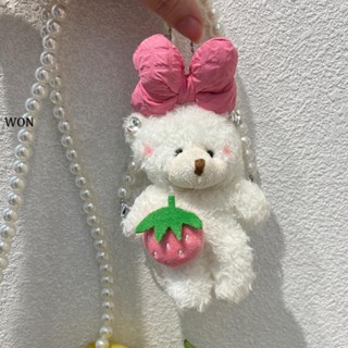 กระเป๋าสะพายไหล่ แต่งตุ๊กตาหมี My Melody Kuromi Cinnamoroll เหมาะกับของขวัญ สําหรับผู้หญิง