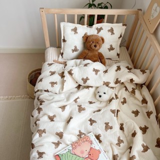 { พร้อมส่ง } 🐻 Teddy Blanket ผ้าห่ม ผ้านวม ลายน้องหมี