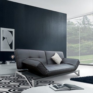 [กทม. 3-5 วัน ส่ง] Koncept furniture โซฟาเบด รุ่น Chilly สีน้ำตาล (203x90x88 ซม.)