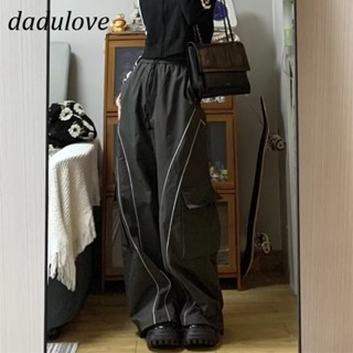 DaDulove💕 New American Ins High Street Striped Workwear Casual Pants Niche High Waist Loose Wide Leg Pants Trousers