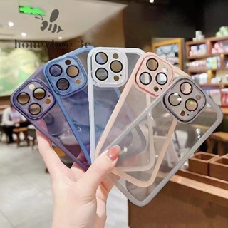 เคสแข็ง แบบใส ป้องกันเลนส์กล้อง กันกระแทก สําหรับ OPPO A58 A78 4G A76 A96 A98 5G A17 A17k A16 A16k A16e