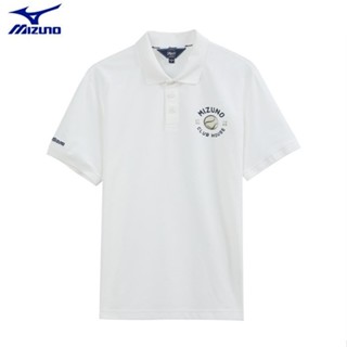 Mizuno เสื้อยืดโปโล แขนสั้น ระบายอากาศ สไตล์คลาสสิก D2CA33E1