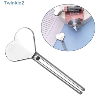 Twinkle เครื่องบีบยาสีฟัน แบบโลหะ สีโรสโกลด์ สําหรับห้องน้ํา