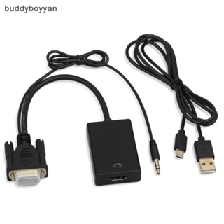 Bbth อะแดปเตอร์แปลงเสียง VGA เป็น HDMI ตัวผู้ เป็นตัวเมีย สําหรับคอมพิวเตอร์ เป็น TV