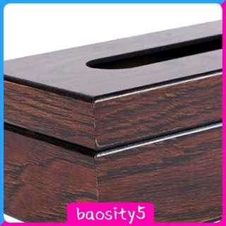 [Baosity5] กล่องทิชชู่ไม้ สําหรับตกแต่งห้องนอน โรงแรม ห้องนั่งเล่น