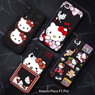 เคสโทรศัพท์ซิลิโคน TPU แบบนิ่ม ลายการ์ตูนคิตตี้ กันกระแทก สําหรับ Xiaomi Poco F5 Pro 5G Poco F4 GT Poco F3 GT