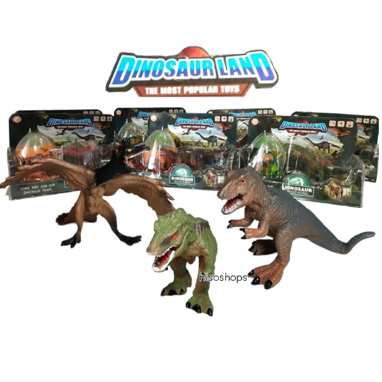 พร้อมส่ง!!Dinosaur Land Set เซ็ทไดโนเสาร์พร้อมไข่ไดโนเสาร์เซอร์ไพร์ส สุดเท่ห์ พร้อมลุ้นของเล่นภายในไ