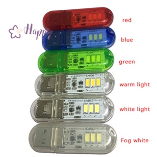 &lt;Happybay&gt; โคมไฟตั้งโต๊ะ LED USB ขนาดเล็ก แบบพกพา สําหรับตกแต่งห้อง แล็ปท็อป ตั้งแคมป์ อ่านหนังสือ