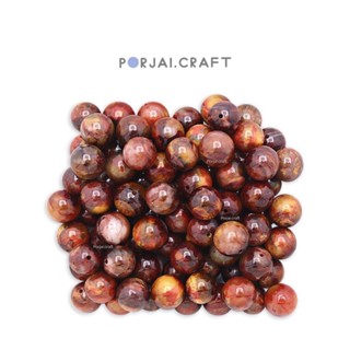 Red Pietersite Beads ลูกปัดปีเตอร์ไซต์ ปู่โสมเฝ้าทรัพย์