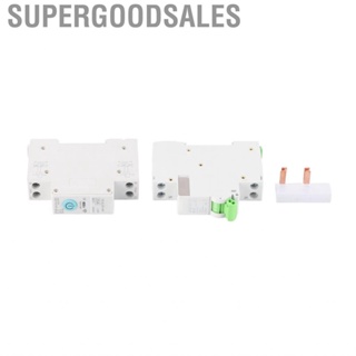 Supergoodsales Smart Circuit Breaker PA66  3 Timing Modes 6KA Breaking 1P+N Flame Retardant Switch AC 230V for Indoor