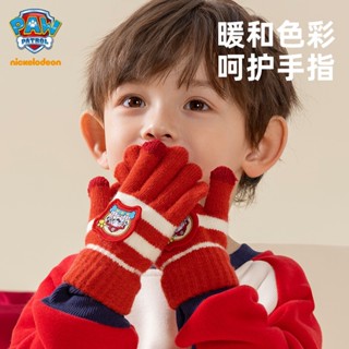 Pa paw patrol สินค้าใหม่ ถุงมือถัก ลายทางน่ารัก ให้ความอบอุ่น เหมาะกับฤดูใบไม้ร่วง ฤดูหนาว สําหรับเด็กอนุบาล