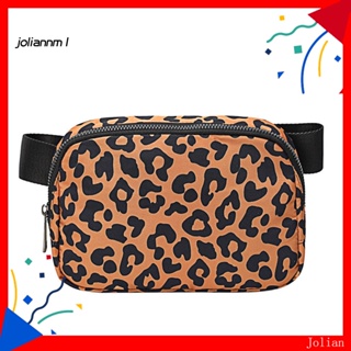 [JM] Fanny Pack กระเป๋าคาดอก กระเป๋าสะพายไหล่ แต่งซิป กันน้ํา ขนาดใหญ่ จุของได้เยอะ พิมพ์ลายพราง เสือดาว ปรับได้ สําหรับผู้หญิง และผู้ชาย