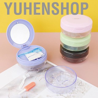 Yuhenshop Retainer Storage Box Portable Lightweight Leak Proof 3 Layers Multifunctional Cleaning Container