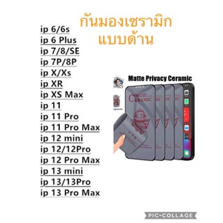 ฟิล์มกระจกกันมอง เซรามิกแสงยูวีสำหรับIPHONE 6/6p/7/8/se7P/x/xr/11/xsm/11pro/11pm/12/12pro/12pm/13/13pro/13pm/14-