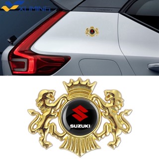 สติกเกอร์โลหะ ลายสิงโต 3D สําหรับติดตกแต่งหน้าต่างรถยนต์ Suzuki Alto Alivio Jimny Samurai