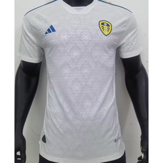 2324 Leeds United Home Player เสื้อเชิ้ต คุณภาพสูง AAA+