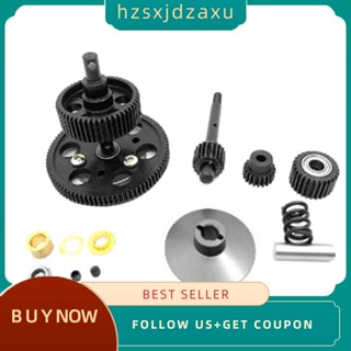 【hzsxjdzaxu】อะไหล่เกียร์โลหะเหล็ก สําหรับรถไต่หินบังคับ 1:10 Axial Scx10