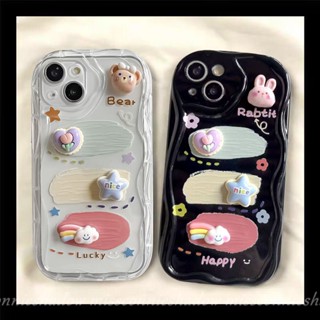 เคสโทรศัพท์มือถือ ลายหมี 3D สําหรับ Infinix Tecno Spark 10 10C Camon 20 Pro Hot 11 12 20 8 30 9 10 Play Smart 7 5 6 Plus Hot 30i 20i 10Lite 8 9 Note 30 12 G96 ผ้าคลุมกระต่าย