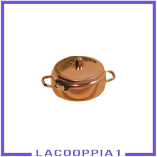 [Lacooppia1] หม้อซุป ขนาดเล็ก สําหรับบ้านตุ๊กตา สเกล 1/6 1/12