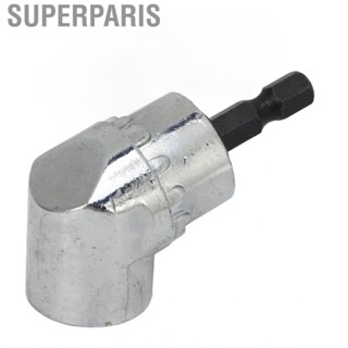 Superparis 105 Degrees 1/4  Electric Hex Drill Bit Adjustable Angle  Socket Holder Adaptor Tools