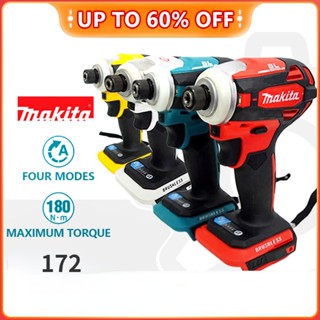 ไขควงไฟฟ้า Makita DTD172 18V แบบพกพา คุณภาพสูง หลากสี