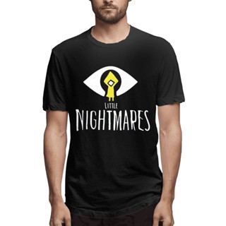 ขายดี เสื้อยืดคอกลม ผ้าฝ้าย พิมพ์ลายโลโก้ Little Nightmares Eye แฟชั่น สําหรับของขวัญวันพ่อ