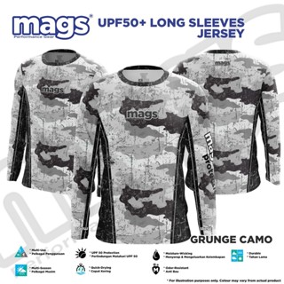 Mags PG UPF50+ เสื้อเจอร์ซีย์ แขนยาว