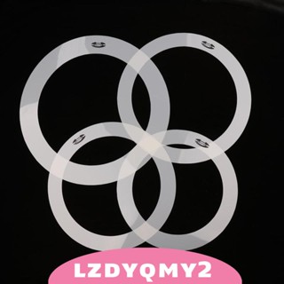 [Lzdyqmy2] แหวนเคาะกลองเบส อุปกรณ์เสริม 4 ชิ้น