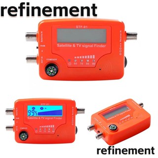 Refinement เครื่องค้นหาสัญญาณทีวี ดาวเทียม เสาอากาศทีวี จอแอลซีดี ดิจิทัล 2 in 1 ความแม่นยําสูง