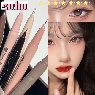 Suhuhd ปากกาอายไลเนอร์ เนื้อลิขวิด แห้งเร็ว กันน้ํา ติดทนนาน 0.01 มม. 2 ชิ้น