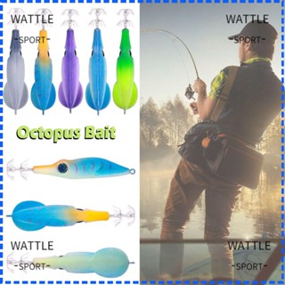 Wattle เหยื่อตะขอไม้ รูปกุ้งจําลอง 9.4 ซม. 6 กรัม 2 ชิ้น