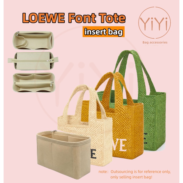 [YiYi]ที่จัดระเบียบกระเป๋า LOEWE Font Tote Mini/Small/medium กระเป๋าด้านใน สำหรับจัดระเบียบของ ประหยัดพื้นที