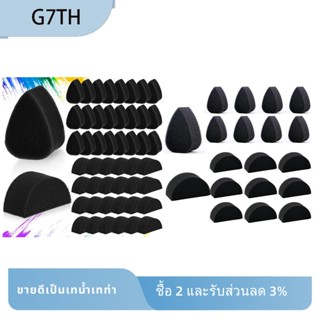 ฟองน้ําเพ้นท์หน้า 24 กลีบ และ 24 ดวง ความหนาแน่นสูง ใช้ง่าย ทําความสะอาดง่าย สีดํา สําหรับทํางานศิลปะบนร่างกาย