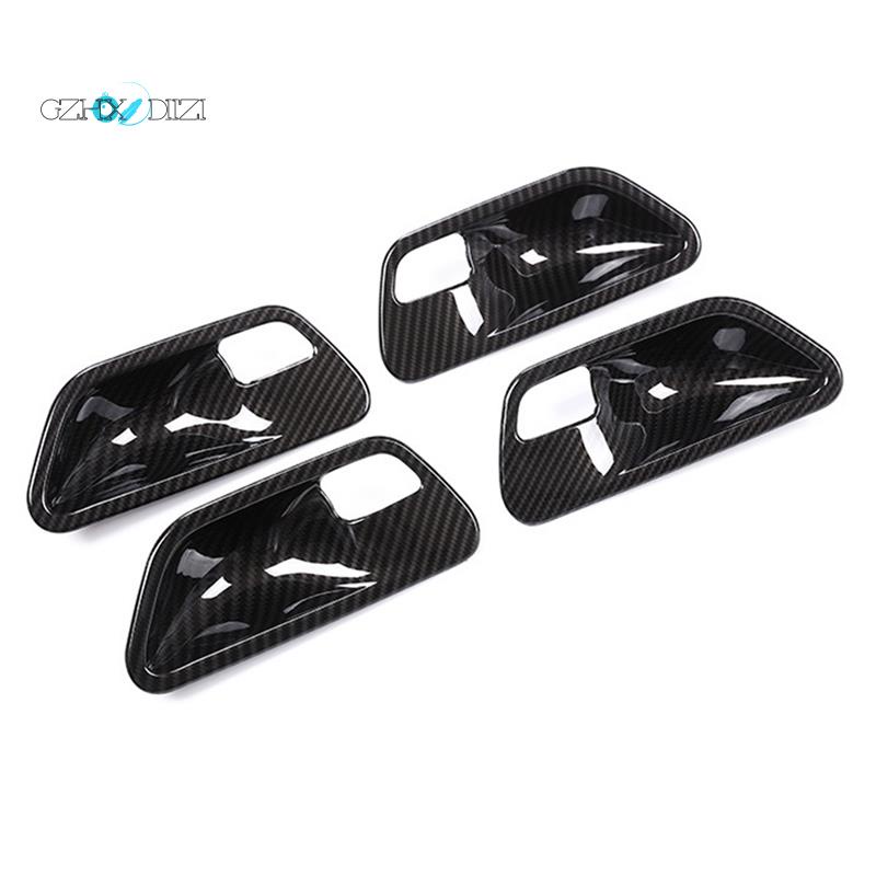 【Gzhxdiizi】ฝาครอบมือจับประตูรถยนต์ คาร์บอนไฟเบอร์ อุปกรณ์เสริม สําหรับ BMW 3 4 Serises F30 F34 3GT