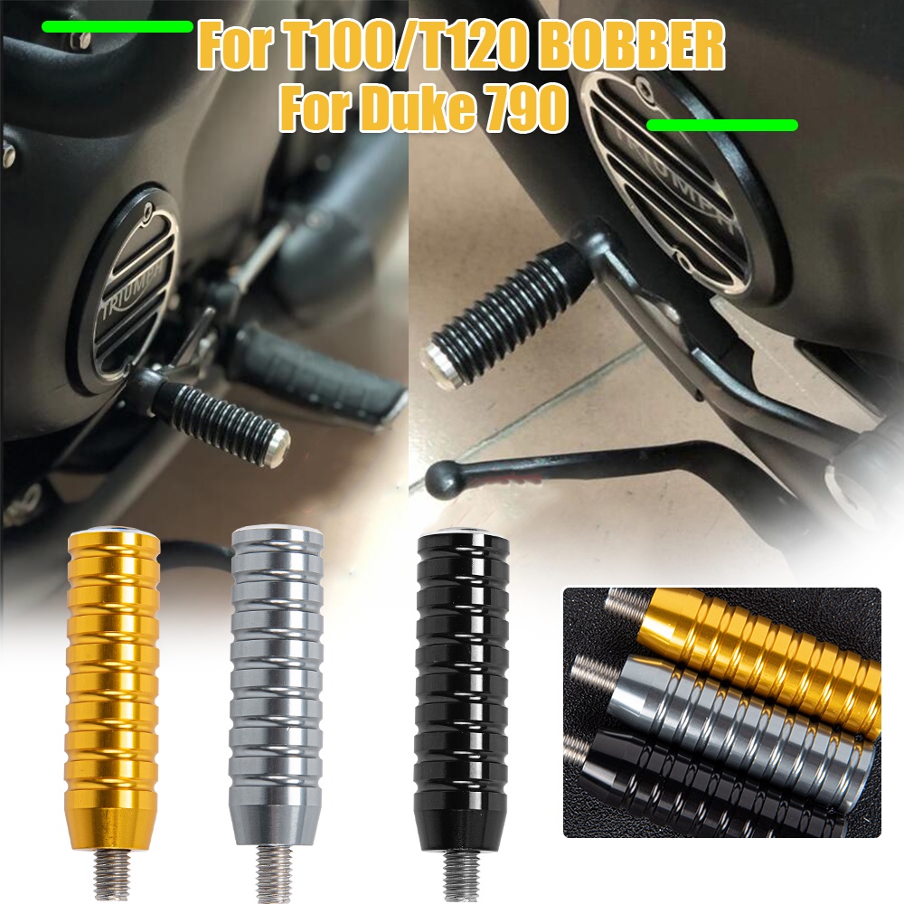 ที่พักเท้า อุปกรณ์เสริม สําหรับ Triumph T100 T120 Bobber KTM Duke 790 Duke790