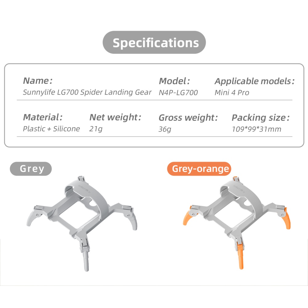 อุปกรณ์เสริมขาตั้งกล้อง แบบพับได้ สําหรับ DJI Mini 4 Pro