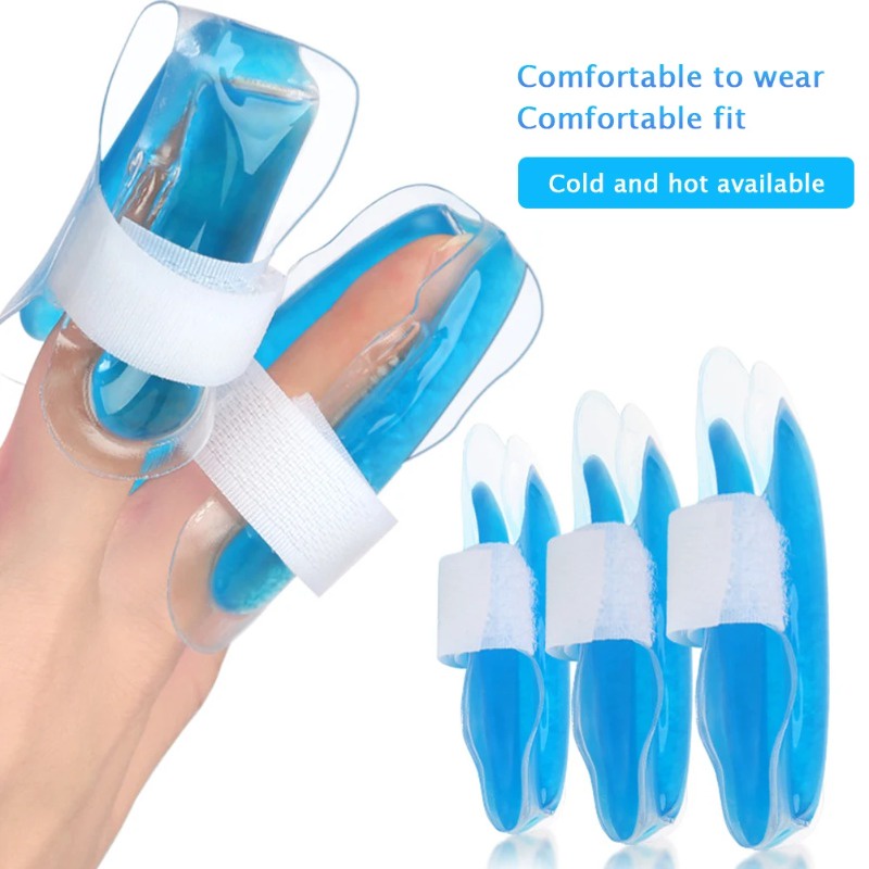 Hot Cold Compress Finger Sleeves Gel Toe Finger Cold Ice Pack Soft Finger Toe Protector สบาย Ice Pack Toe