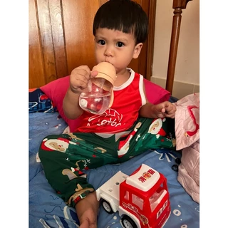 FUFU กางเกงขายาวลายแฟชั่นเด็กผู้ชาย อายุ 6m-7y Size S-XL ผ้าฝ้ายผสม ยืดหยุ่นพอดีตัว เลกกิ้ง (LEG-8)