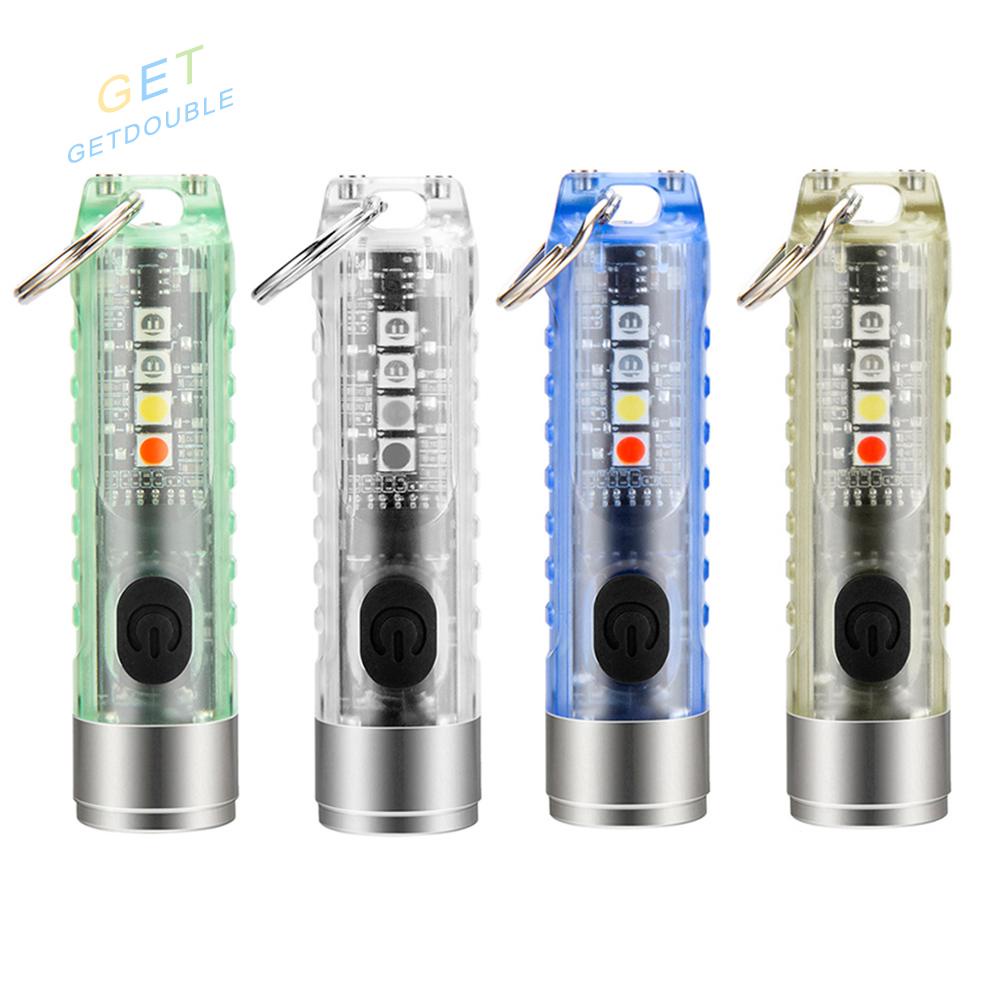 [Getdouble.th] ไฟ LED Type-C ชาร์จ USB 400LM 260mAh IPX5 แบบพกพา สําหรับตั้งแคมป์